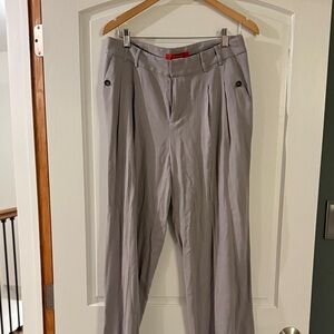 Anthropologie Grey wide trousers